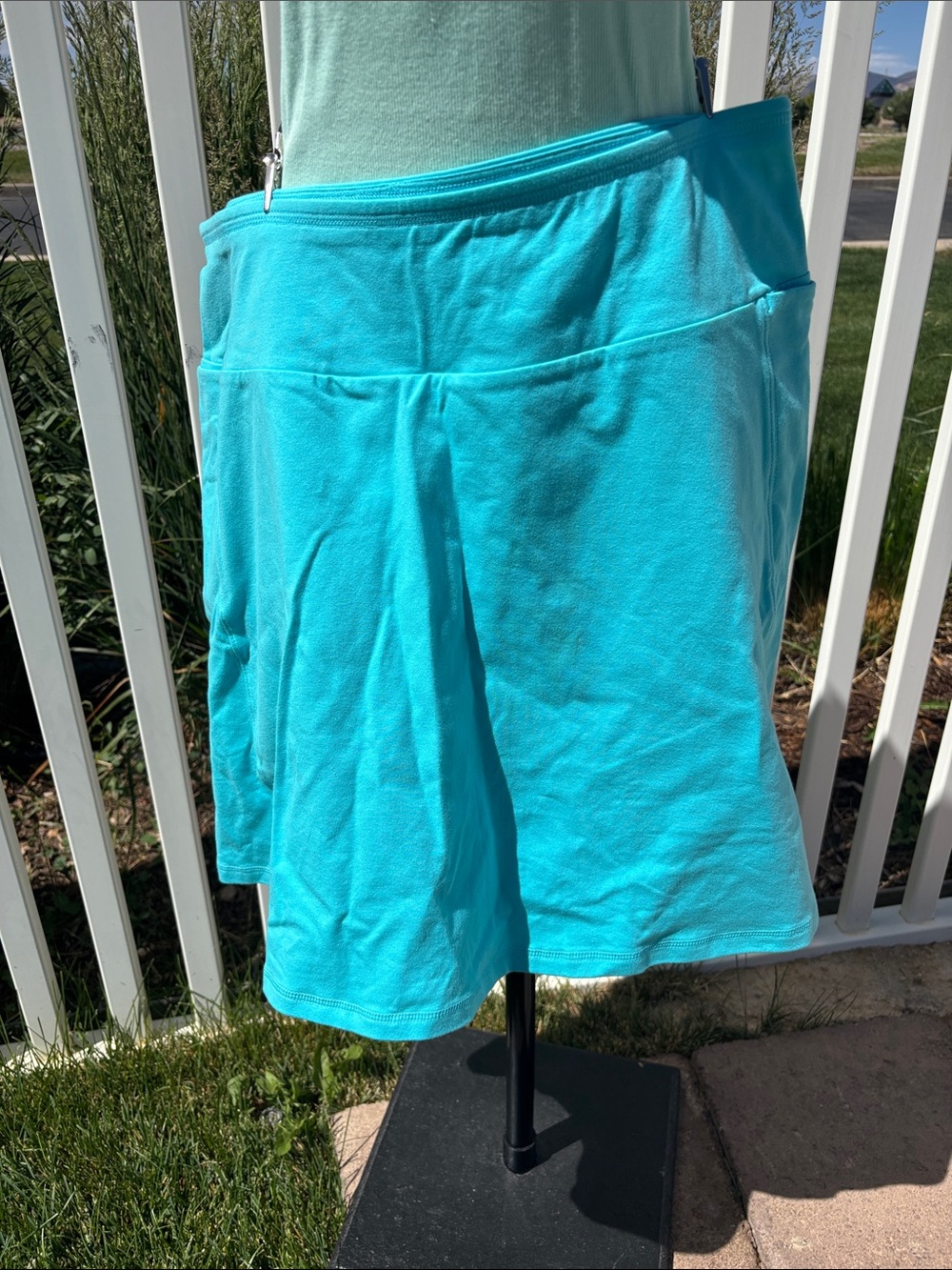 Talbots Skorts NWT Cotton Turquoise, Size 1X, Pickleball Cuteness